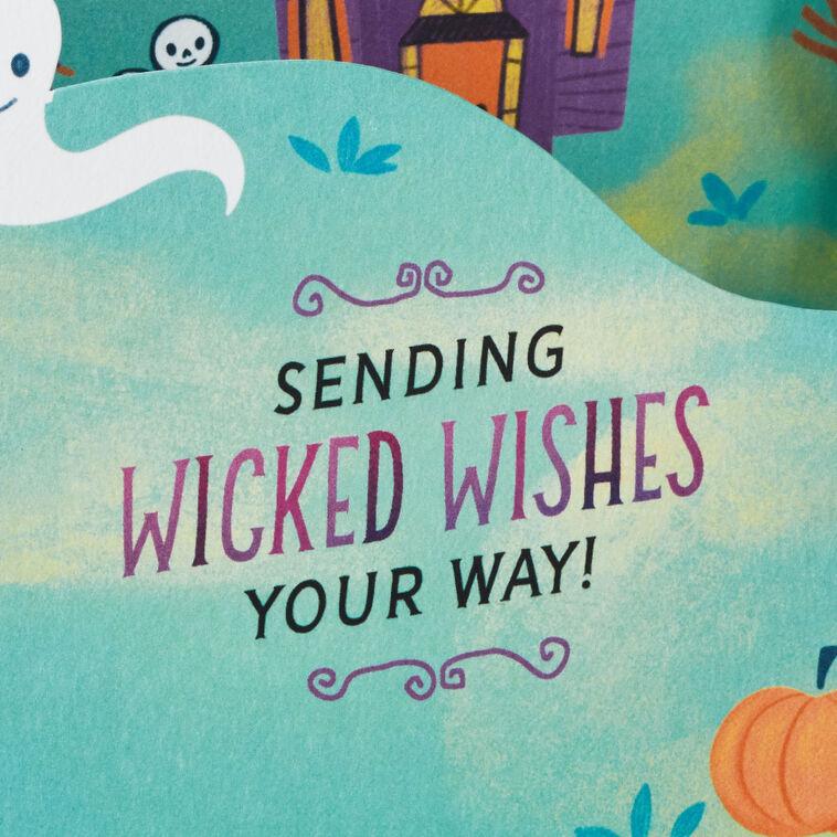 Hallmark Wicked Wishes Musical 3D Pop-Up Halloween Card With Motion