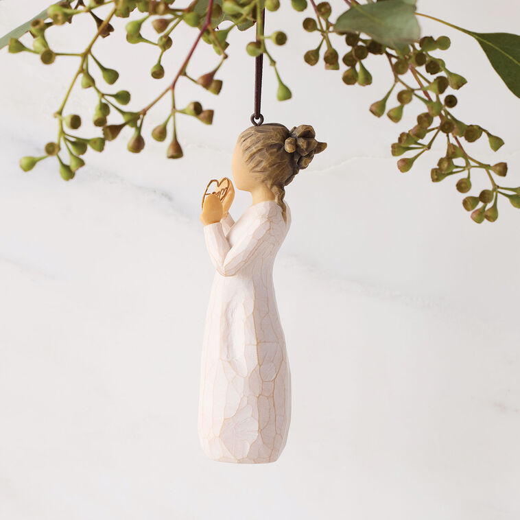 Hallmark Willow Tree Courage 2025 Girl With Heart Ornament