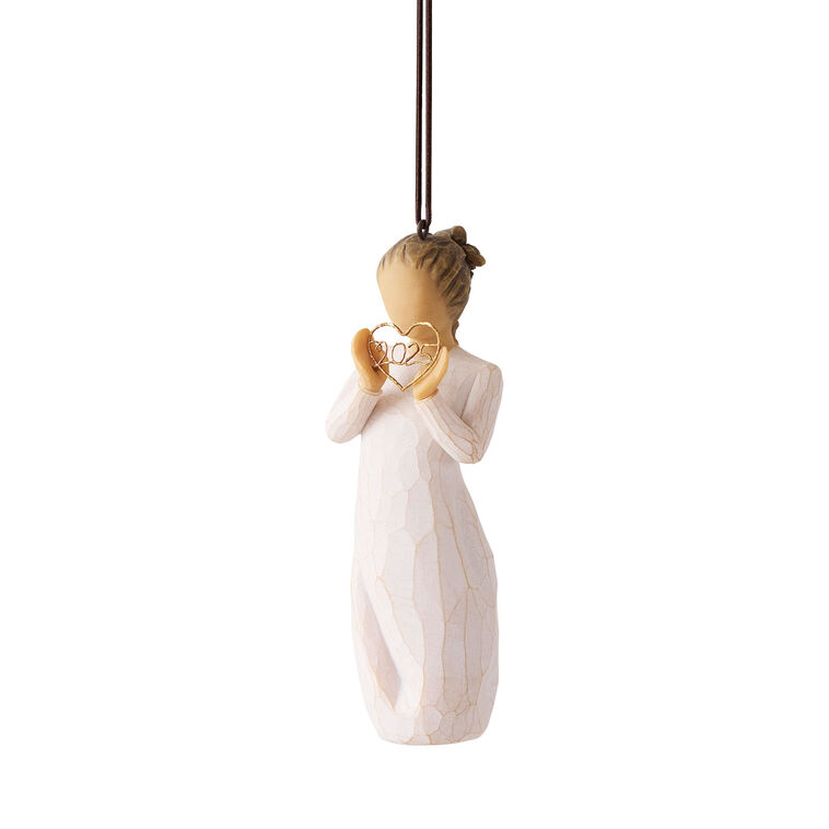 hallmark Willow Tree Courage 2025 Girl With Heart Ornament