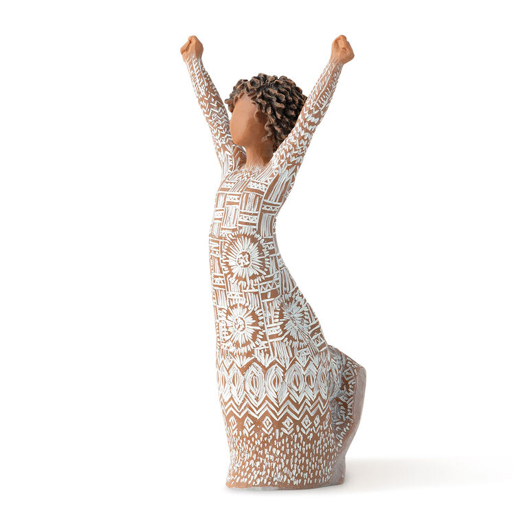 hallmark Willow Tree Courageous Joy African-American Woman Figurine