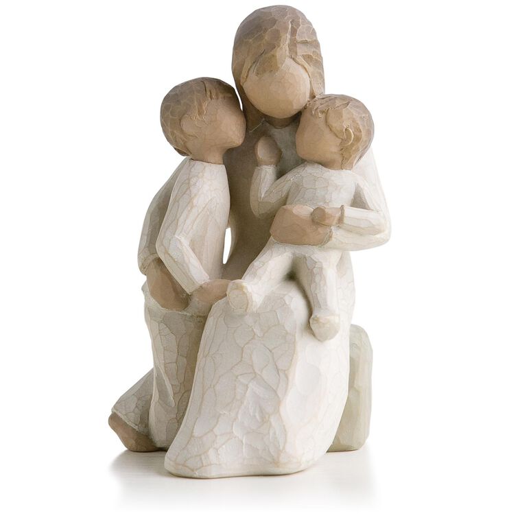 hallmark Willow Tree Quietly Mother and Children Figurine