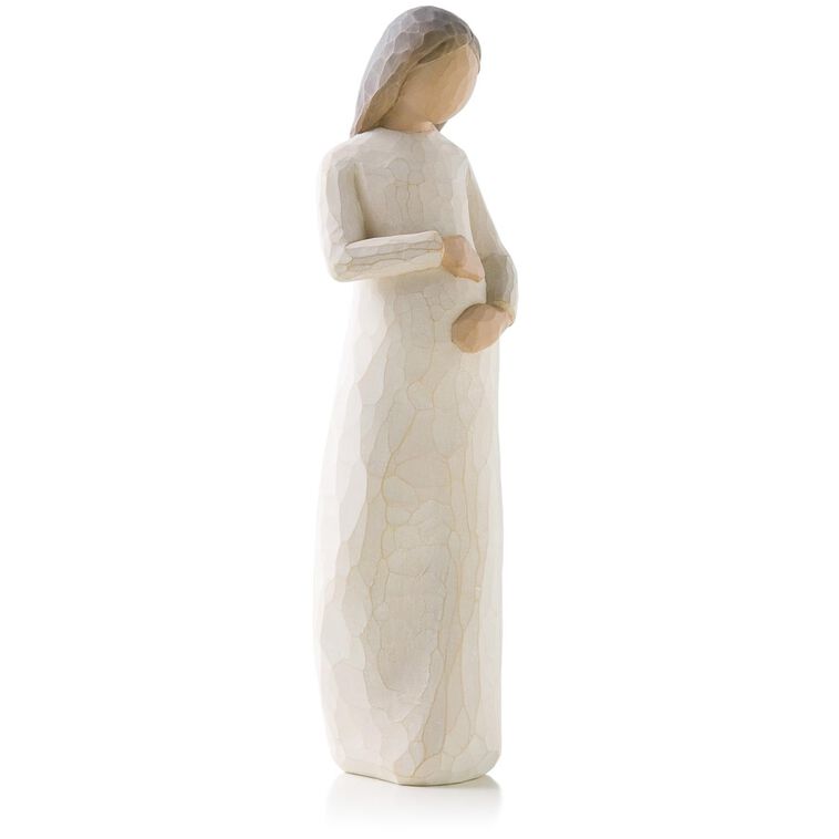 hallmark Willow Tree® Cherish Pregnancy New Baby Figurine