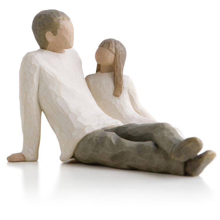 hallmark Willow Tree® Father and Daughter Figurine