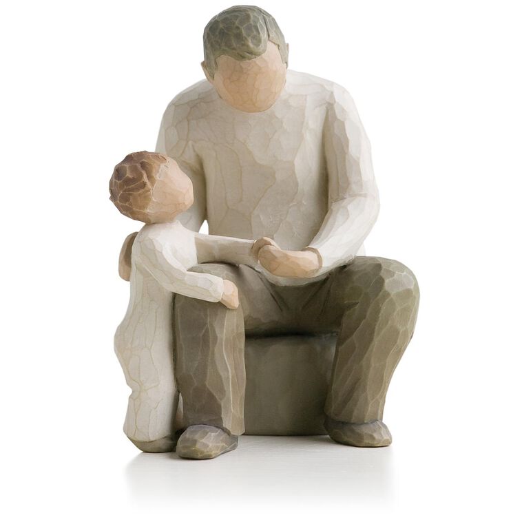 hallmark Willow Tree® Grandfather Grandchild Figurine