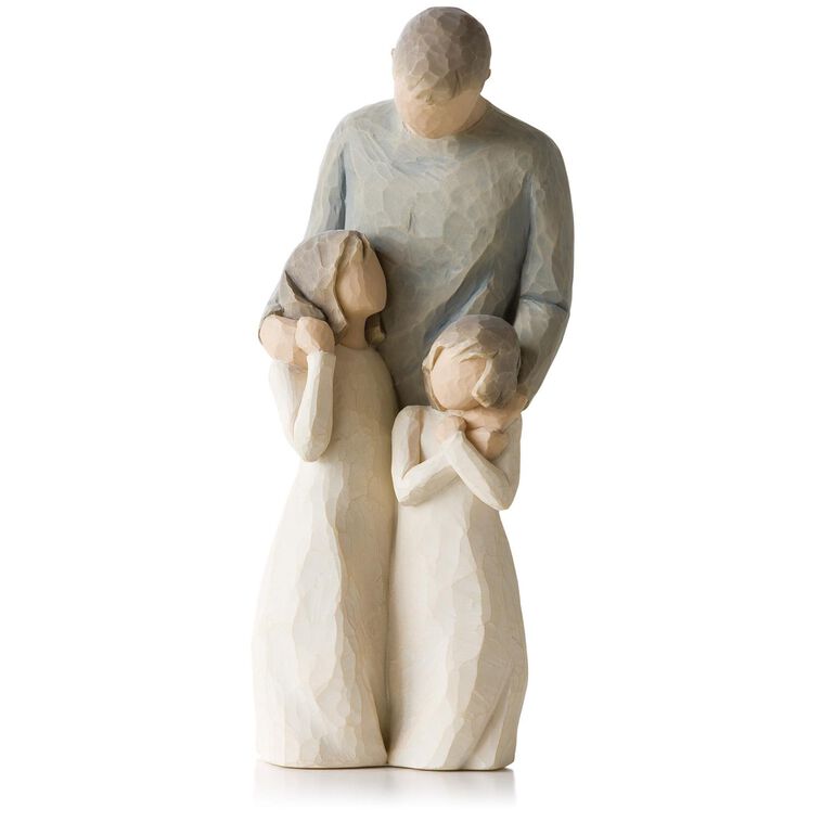 hallmark Willow Tree® My Girls Fatherhood Figurine
