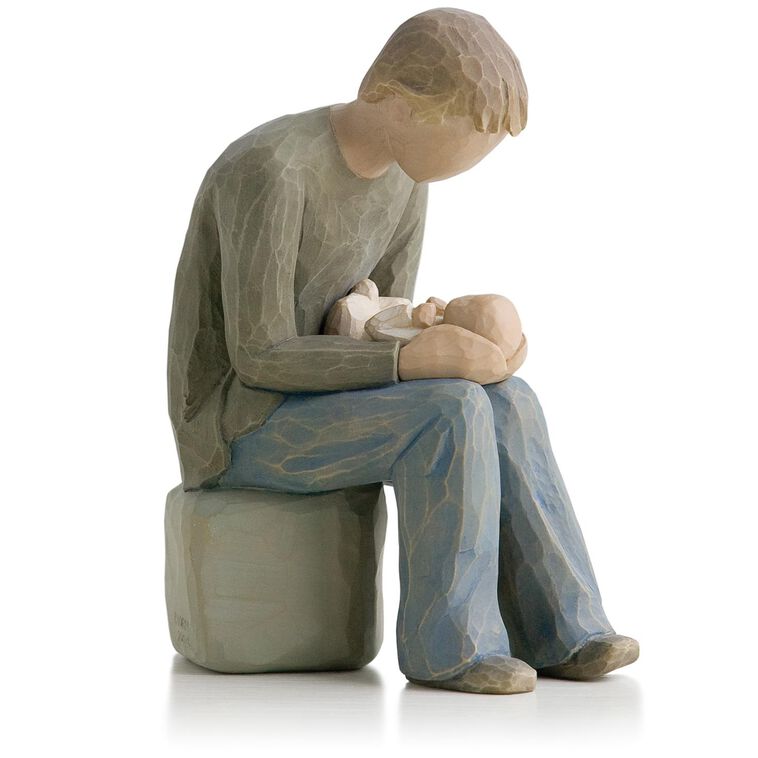 hallmark Willow Tree® New Dad Fatherhood Baby Figurine