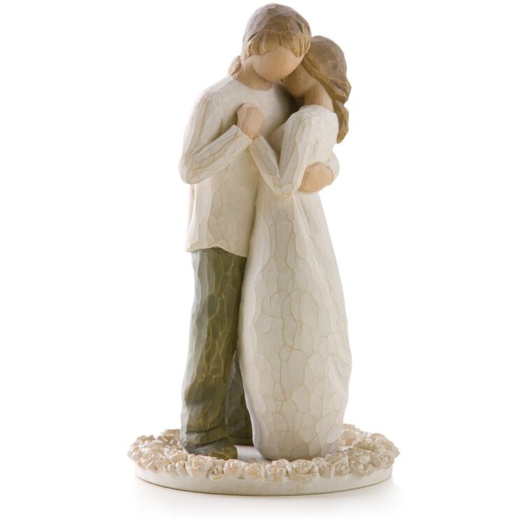 hallmark Willow Tree® Promise Wedding Engagement Love Figurine & Wedding Cake Topper