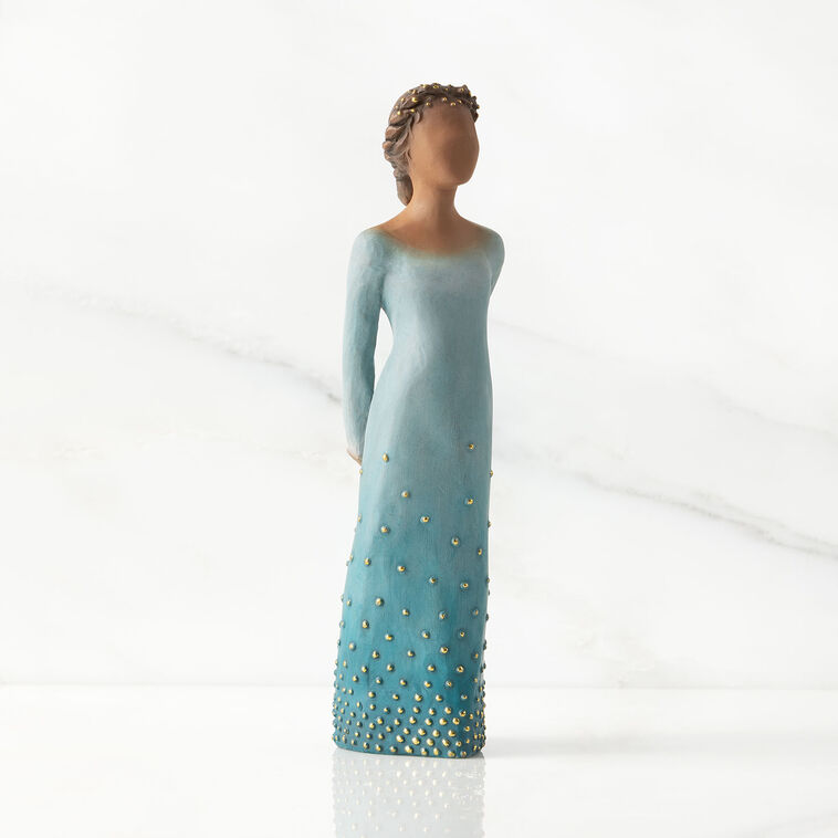 Hallmark Willow Tree Radiance Woman Figurine—Brown Skin Tone 7.5"