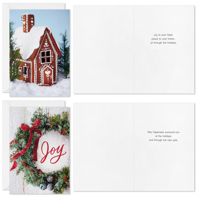 Hallmark Winter Cheer Assorted Boxed Christmas Cards Pack Of 12