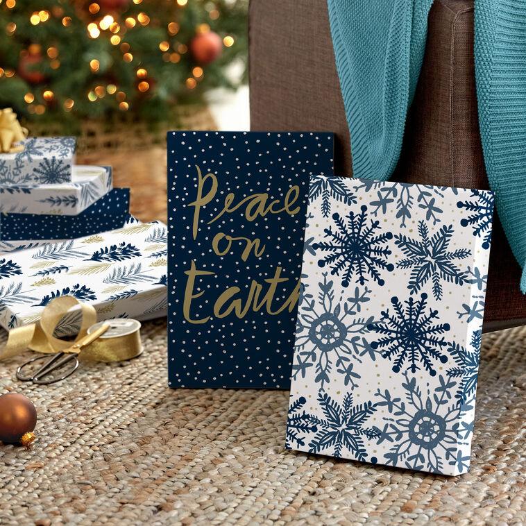 Hallmark Winter Wonder 12-Pack Assorted Medium Gift Box Bundle