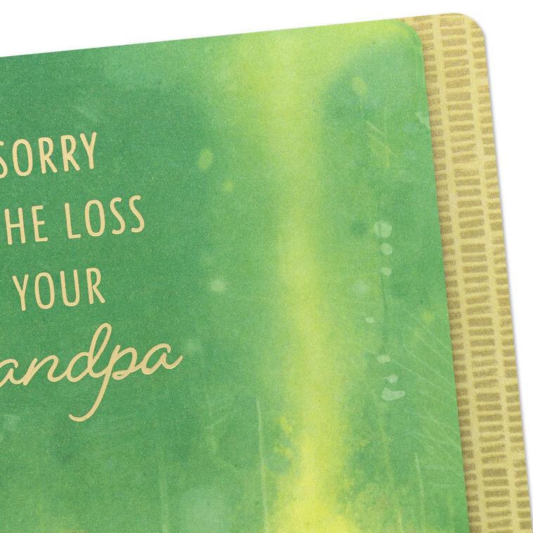 Hallmark Wisdom Memories And Love Sympathy Card For Loss Of Grandpa