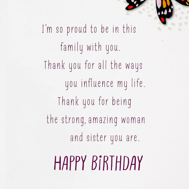 Hallmark Wise And Wonderful Woman Birthday Card For Sister