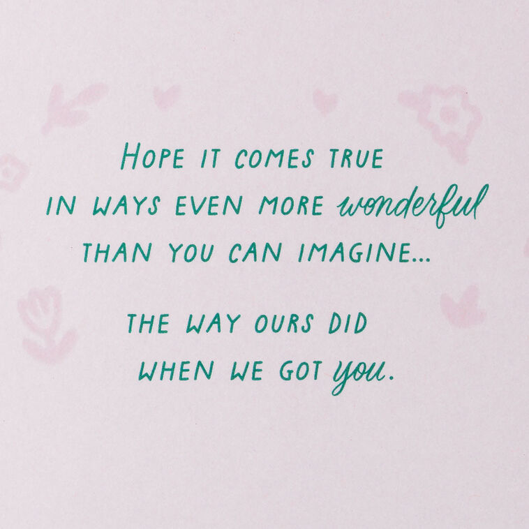Hallmark Wish Come True Birthday Card For Granddaughter