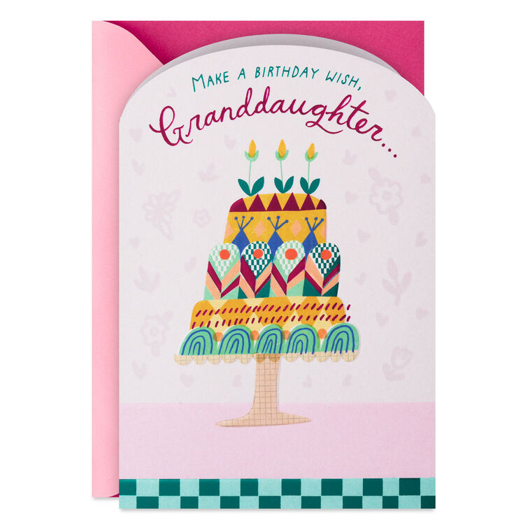 hallmark Wish Come True Birthday Card for Granddaughter