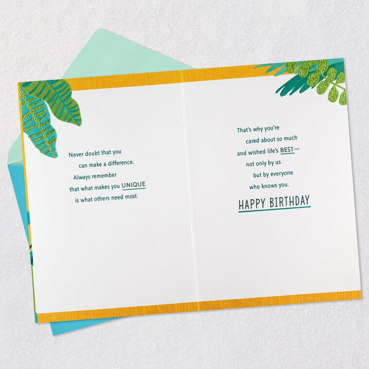 Hallmark Wished Life's Best Birthday Card For Grandson