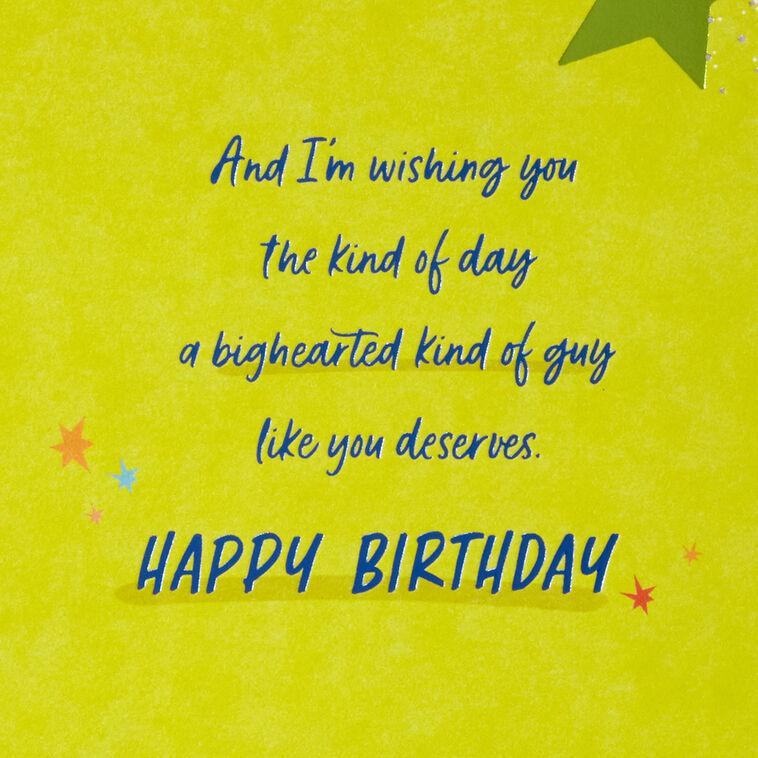 Hallmark Wishes For A Bighearted Brother Birthday Card From Sister