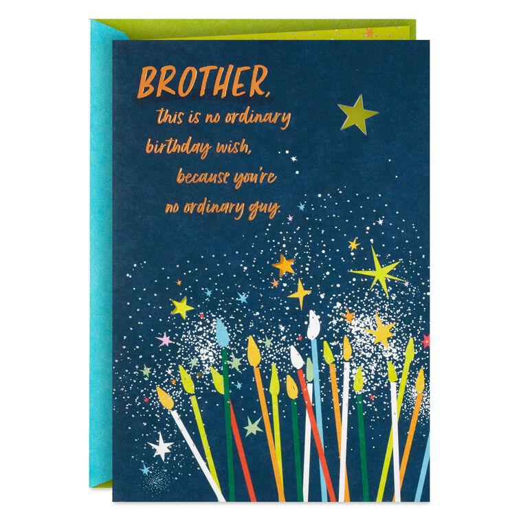 hallmark Wishes for a Bighearted Brother Birthday Card from Sister