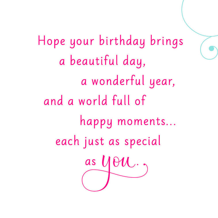 Hallmark Wishes For A Day As Special As You Birthday Card