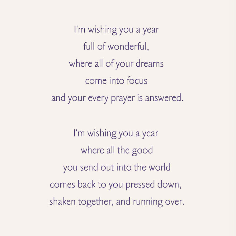 Hallmark Wishes For A Year Full Of Wonderful Birthday Card