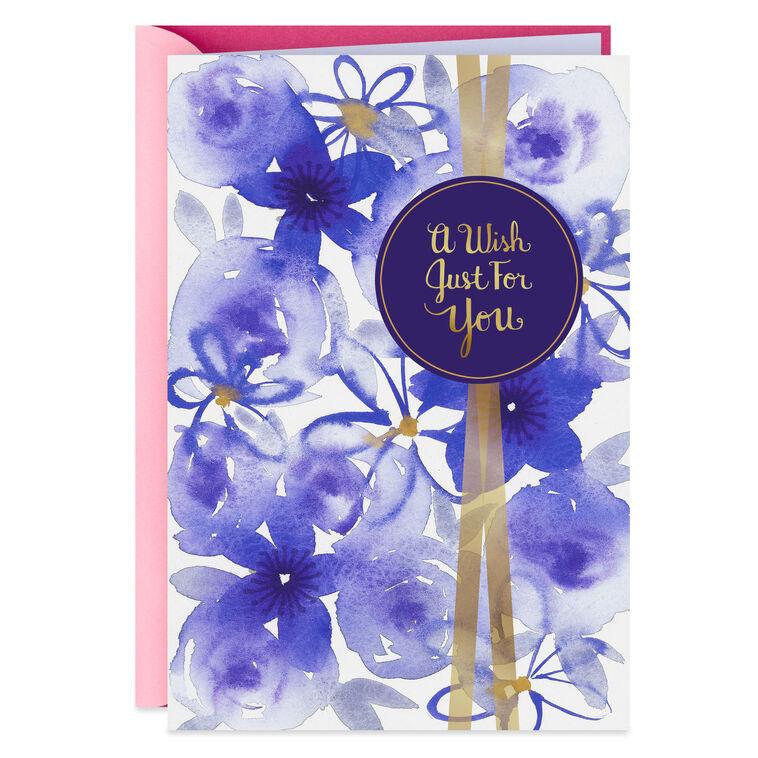 hallmark Wishes for a Year Full of Wonderful Birthday Card
