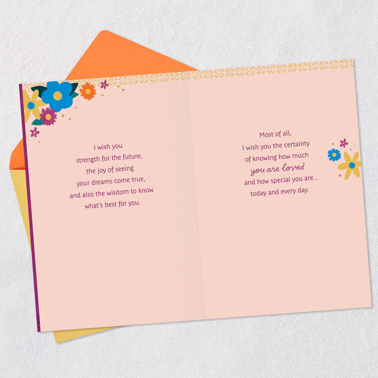 Hallmark Wishes For You Birthday Card For Granddaughter