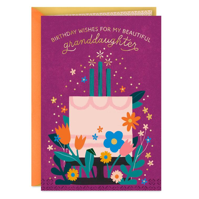 hallmark Wishes for You Birthday Card for Granddaughter