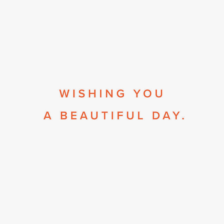 Hallmark Wishing You A Beautiful Day Friendship Card