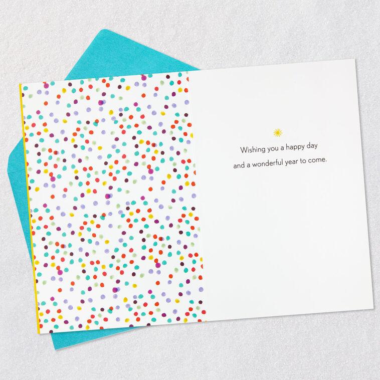 Hallmark Wishing You A Happy Day And A Wonderful Year Birthday Card