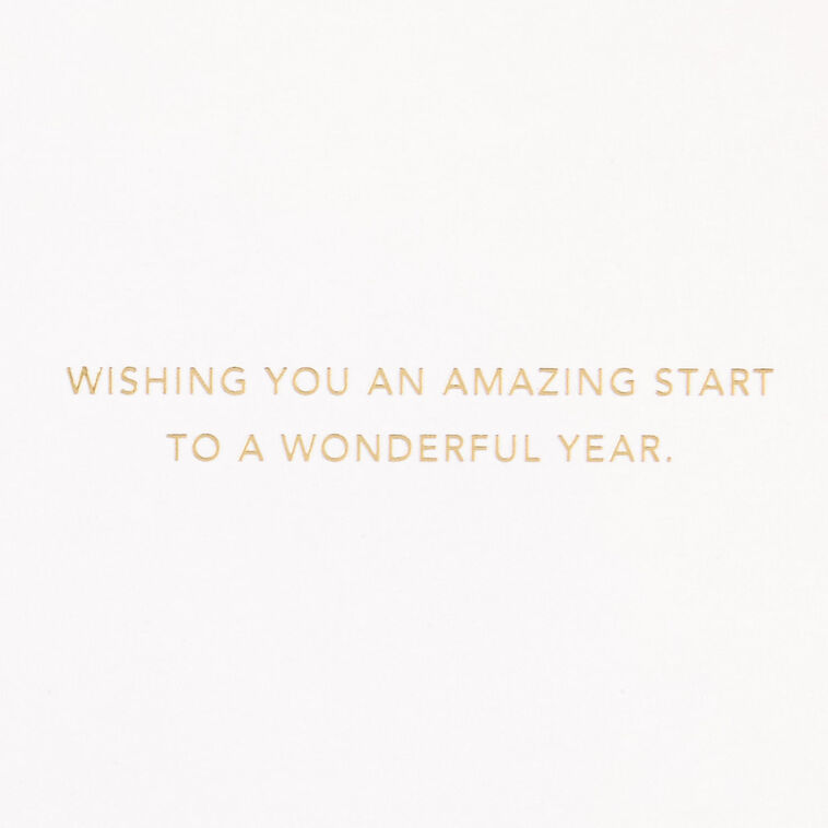 Hallmark Wishing You A Wonderful Year Birthday Card