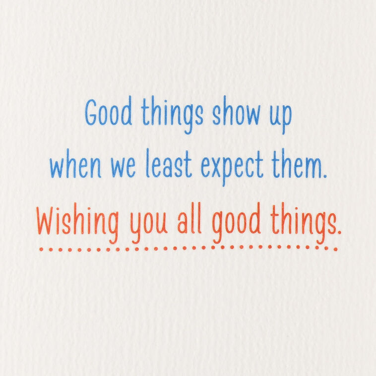 Hallmark Wishing You All Good Things Encouragement Card