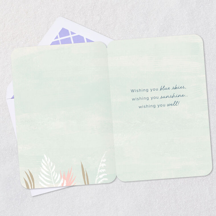 Hallmark Wishing You Blue Skies And Sunshine Get Well Card