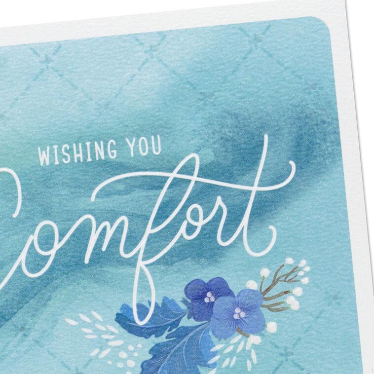 Hallmark Wishing You Comfort And Warm Memories Sympathy Card
