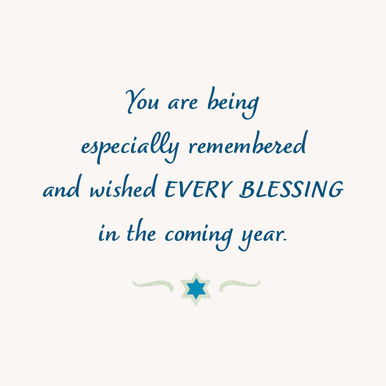 Hallmark Wishing You Every Blessing Rosh Hashanah Card