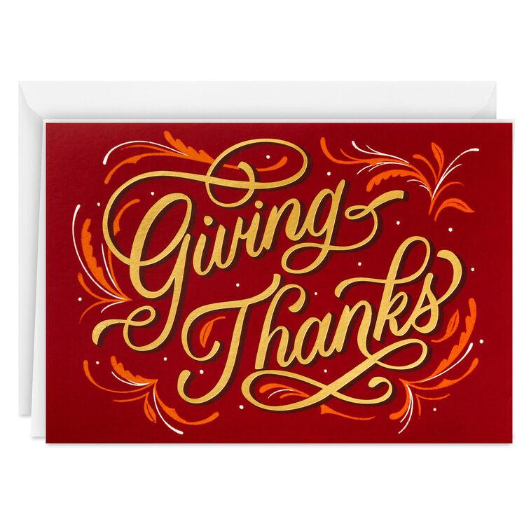 Hallmark Wishing You Every Good Thing Boxed Thanksgiving Cards Pack Of 40