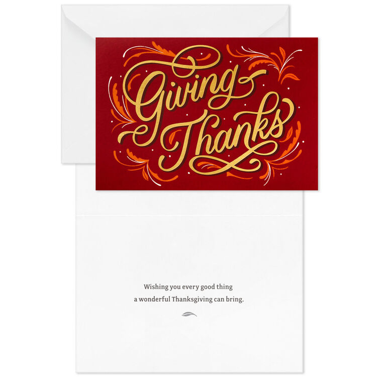 Hallmark Wishing You Every Good Thing Boxed Thanksgiving Cards Pack Of 40