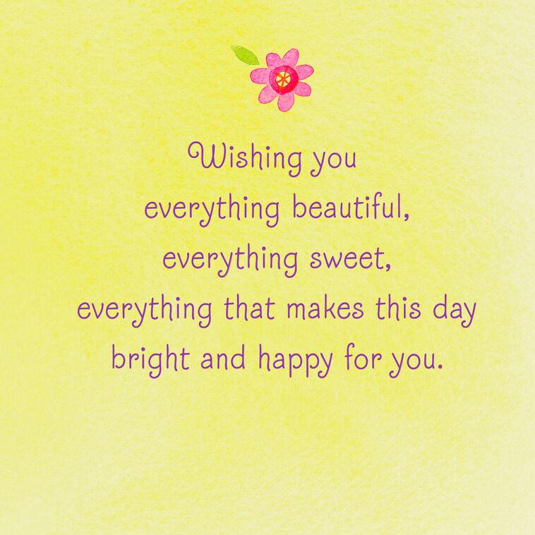 Hallmark Wishing You Everything Beautiful And Sweet Easter Card