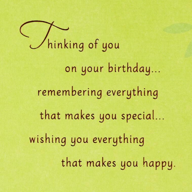 Hallmark Wishing You Everything That Makes You Happy Birthday Card