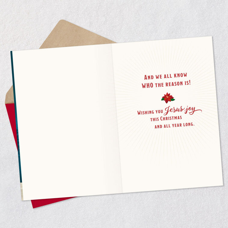 Hallmark Wishing You Jesus Joy Religious Christmas Card