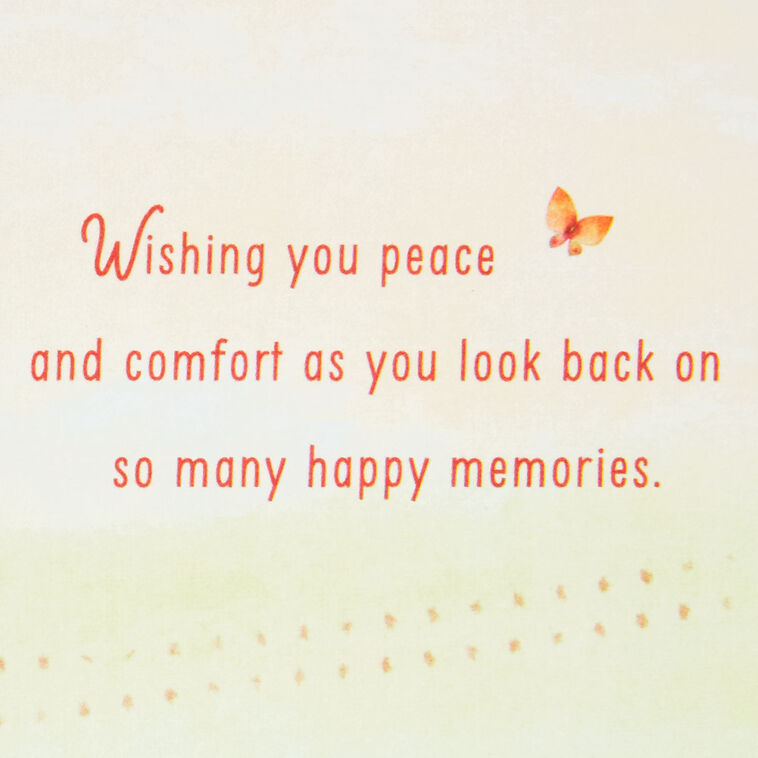 Hallmark Wishing You Peace And Comfort Sympathy Card For Loss Of Pet