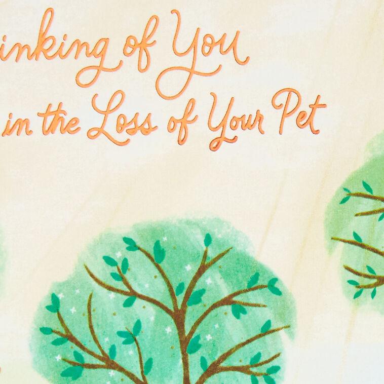 Hallmark Wishing You Peace And Comfort Sympathy Card For Loss Of Pet