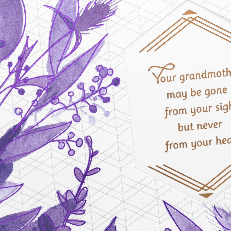 Hallmark Wishing You Peace Sympathy Card For Loss Of Grandmother