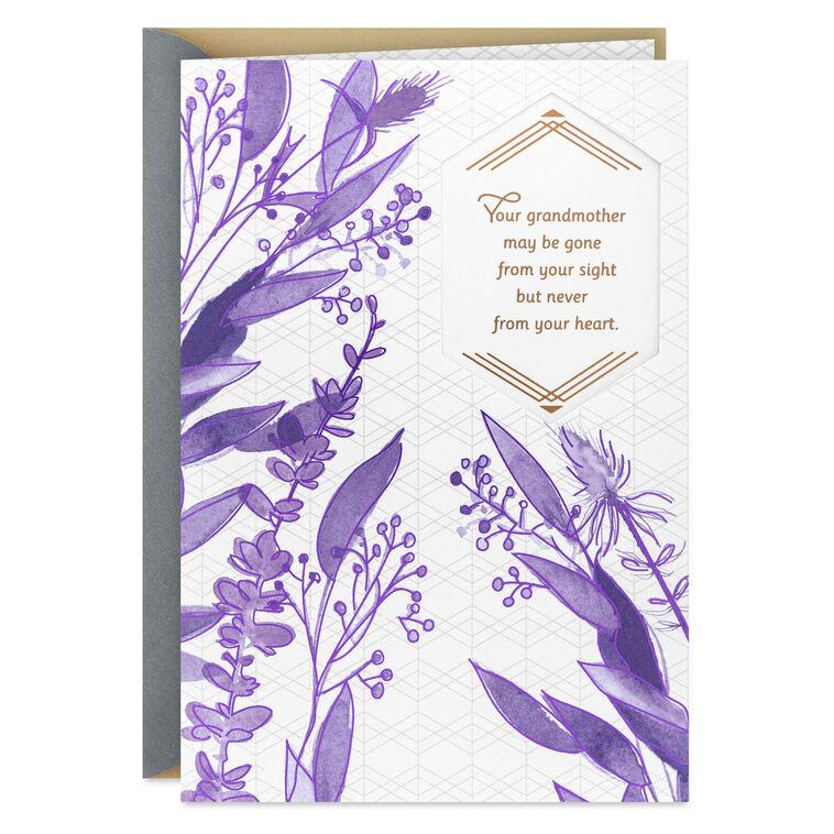 hallmark Wishing You Peace Sympathy Card for Loss of Grandmother