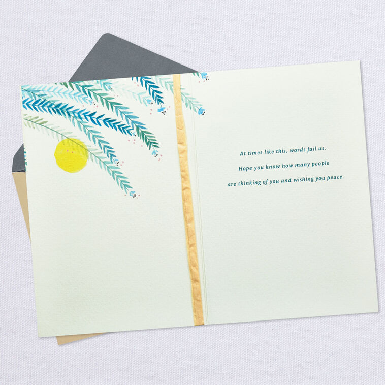 Hallmark Wishing You Peace Sympathy Card For Loss Of Son