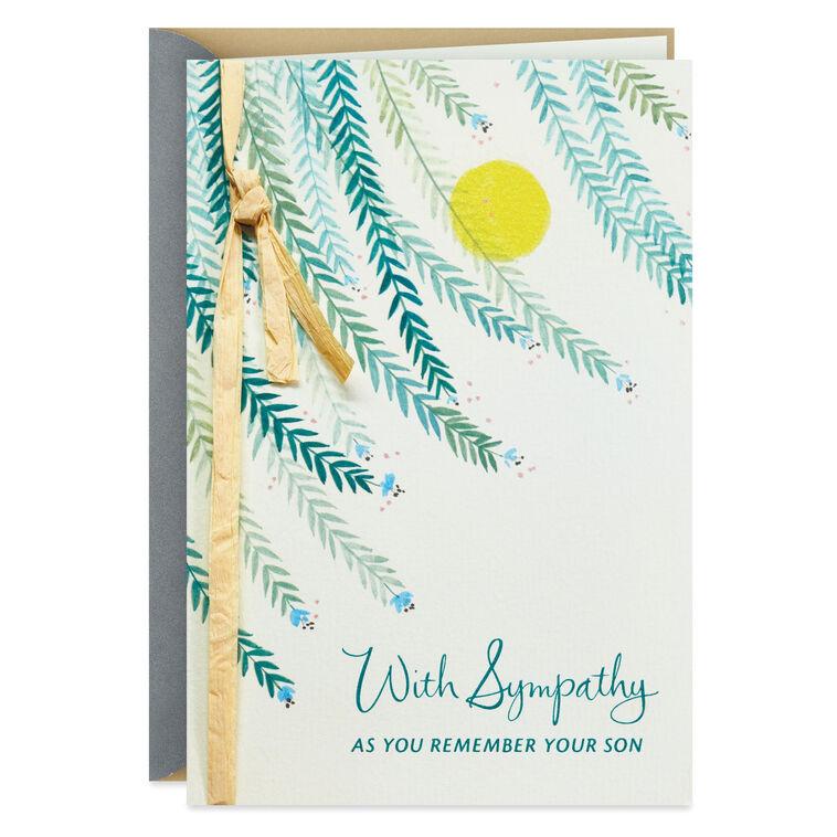 hallmark Wishing You Peace Sympathy Card for Loss of Son