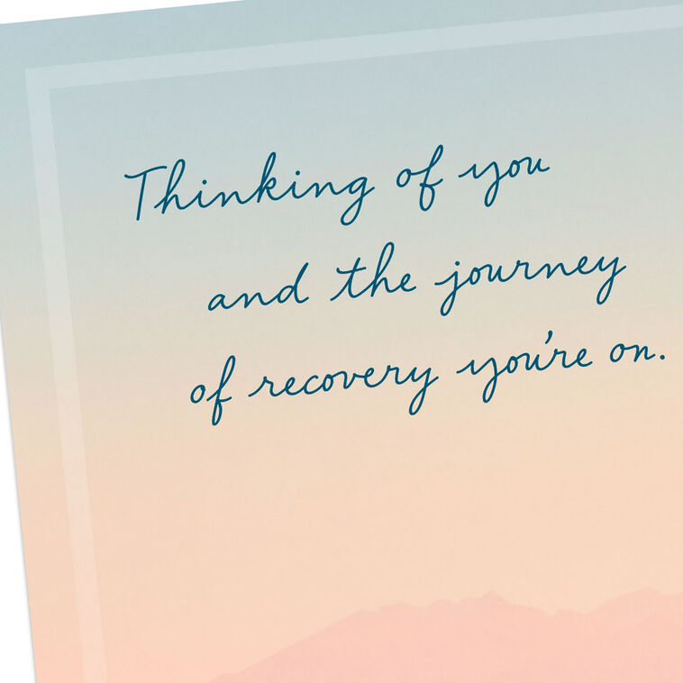 Hallmark Wishing You Strength On Your Recovery Journey Encouragement Card