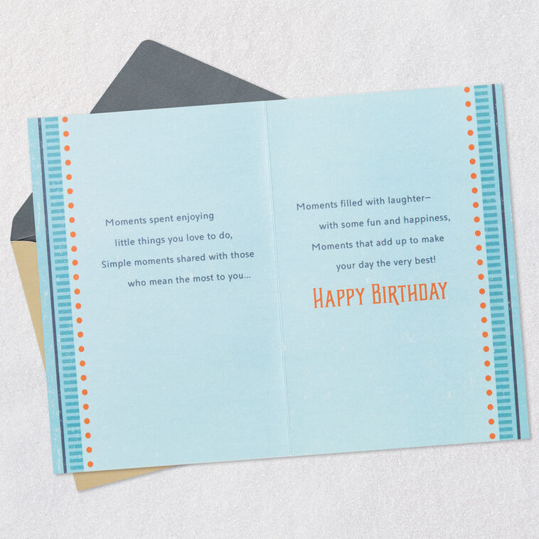 Hallmark Wishing You The Best Moments Birthday Card For Brother-in-Law