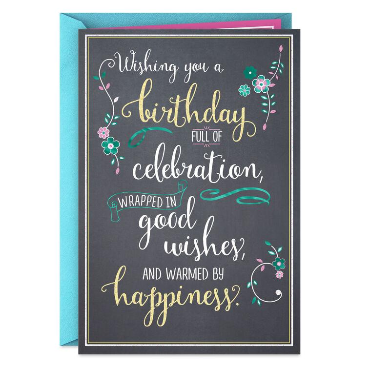 hallmark Wishing You the Birthday You Deserve Birthday Card