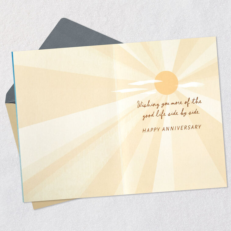 Hallmark Wishing You The Good Life Side By Side Anniversary Card