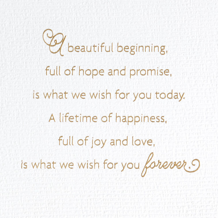 Hallmark Wishing You The Happiest-Ever-After Wedding Card From Us