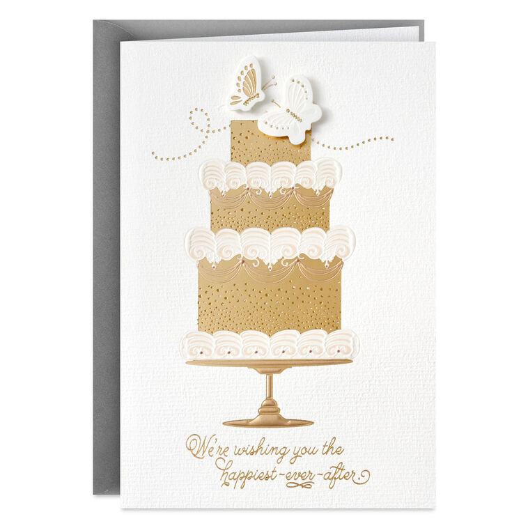 hallmark Wishing You the Happiest-Ever-After Wedding Card From Us